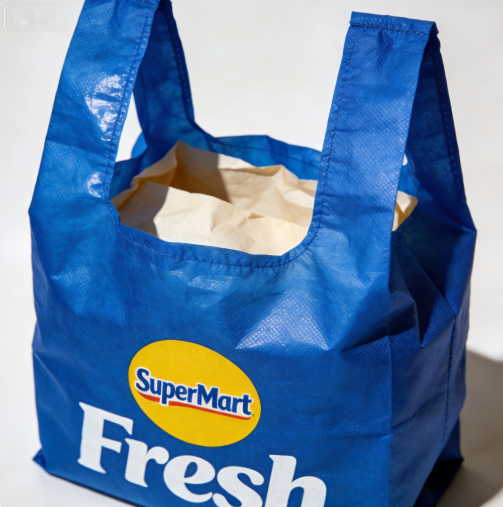 定制無紡布背心袋 | 提手加固 承重 20KG 商超專用