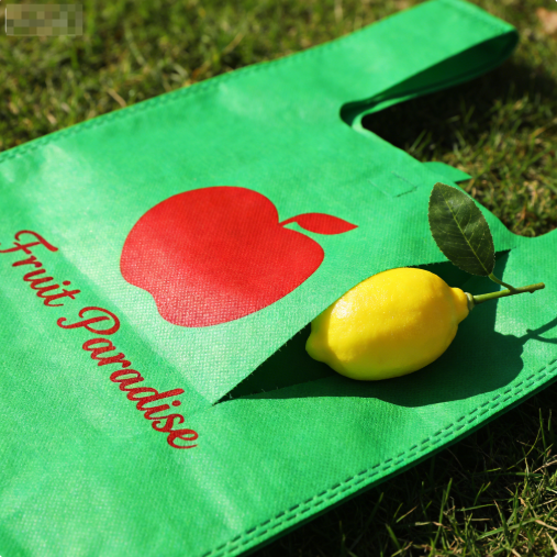 商超生鮮專用加強(qiáng)款無紡布背心袋（防水防漏）