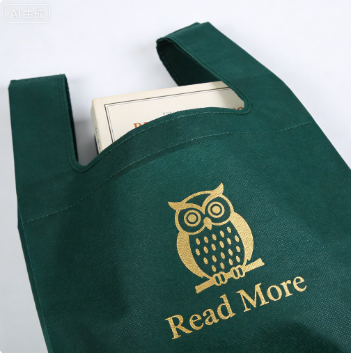  社區(qū)超市便民定制加強款無紡布背心袋